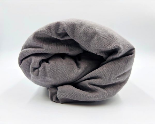 200×220 Trikotāžas palags ar gumiju Jersey / 100% kokvilna (Pelēks) - Image 1