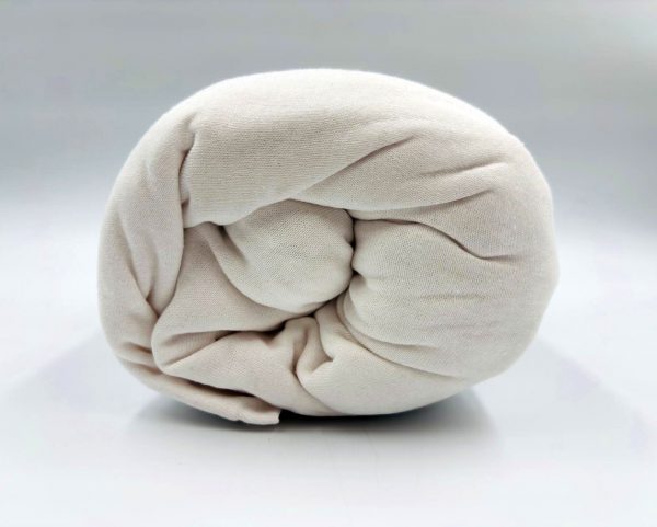 200×220 Trikotāžas palags ar gumiju Jersey (Sniega balts) - Image 1