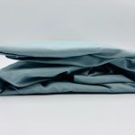 200×220 Palags ar gumiju by Mylano Exclusive Collection /100% KOKVILNA SATĪNS (gaiši zils)