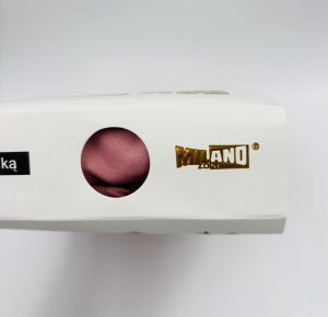 200×220 Palags ar gumiju by Mylano Exclusive Collection /100% KOKVILNA SATĪNS (rozā krāsa) - Image 2