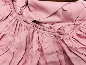 200×220 Palags ar gumiju by Mylano Exclusive Collection /100% KOKVILNA SATĪNS (rozā krāsa) - Image 3