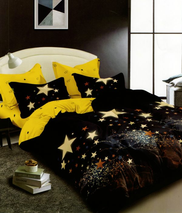 200×220 Gultas veļas komplekts by Luna Home ar palagu/ 100% kokvilna satīns - Image 1
