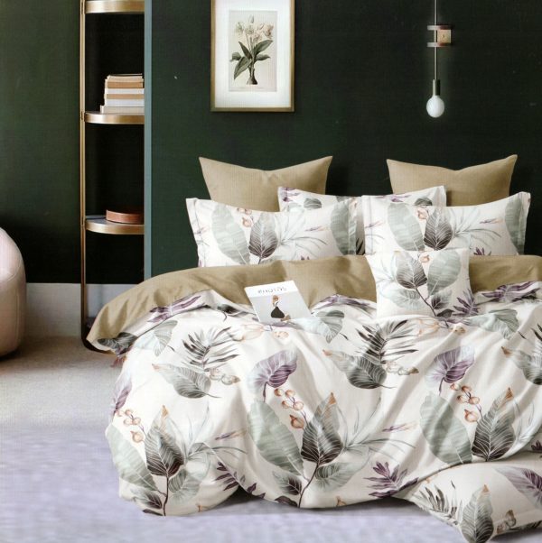 200×220 Gultas veļas komplekts by Luna Home / 100% kokvilna satīns (3.daļas) / Spilvendrānas 70×80 cm - Image 1