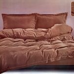 160×200 LUKS Klases Brūns gultas veļas komplekts ar mežģīnēm by Filow / palags ar gumiju / 100% KOKVILNA SATĪNS