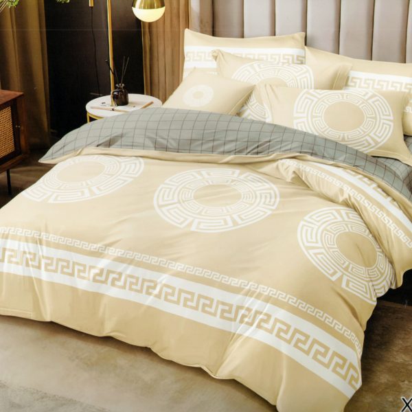 160×200 Gultas veļas komplekts by LUNA HOME ar palagu/ 100% kokvilna satīns