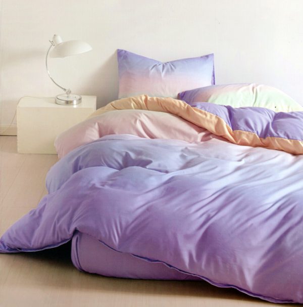 160×200 Gultas veļas komplekts by LUNA HOME ar palagu/ 100% kokvilna satīns - Image 1