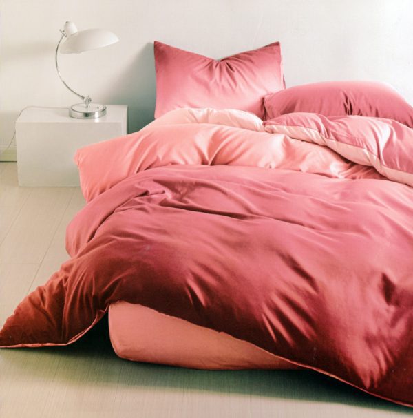 200×220 Gultas veļas komplekts by Luna Home ar palagu/ 100% kokvilna satīns - Image 1
