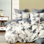 200×220 Gultas veļas komplekts by Luna Home ar palagu/ 100% kokvilna satīns