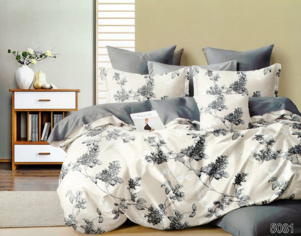 200×220 Gultas veļas komplekts by Luna Home ar palagu/ 100% kokvilna satīns - Image 1
