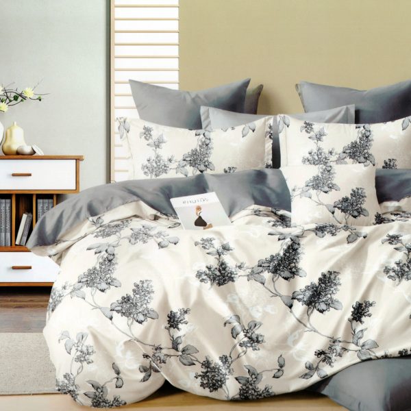 200×220 Gultas veļas komplekts by Luna Home ar palagu/ 100% kokvilna satīns