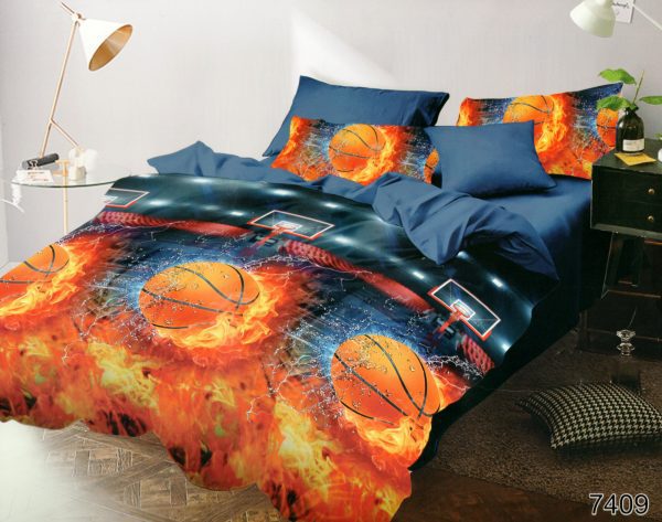 200×220 Gultas veļas komplekts by Luna Home ar palagu/ 100% kokvilna satīns - Image 1