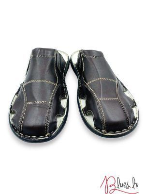 Brīva laika vīriešu čības no tēļa ādas - Image 2