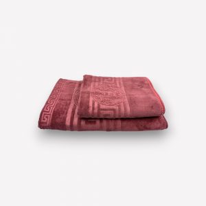 70×140 cm Luks klases vannas dvielis Versece Light Bordo / gaiši bordo (liela izmēra - Image 5