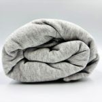 90×200 Trikotāžas palags ar gumiju Jersey 100% kokvilna (gaiši pelēks)