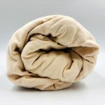 90×200 Trikotāžas palags ar gumiju Jersey 100% kokvilna (gaiši bēšs)