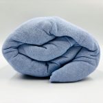 140×200 Trikotāžas palags ar gumiju Jersey 100% KOKVILNA (gaiši zils)