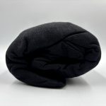 140×200 Trikotāžas palags ar gumiju Jersey 100% KOKVILNA (melns)