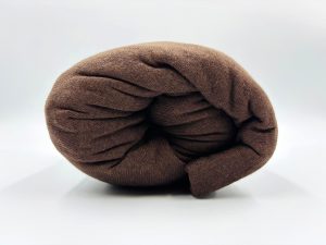 140×200 Trikotāžas palags ar gumiju Jersey 100% KOKVILNA (brūns)