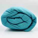 140×200 Trikotāžas palags ar gumiju Jersey 100% KOKVILNA (tirkīza)