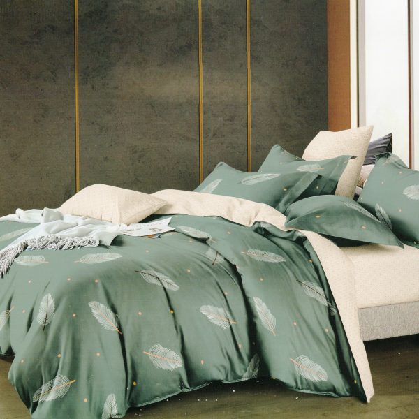 160×200 Gultas veļas komplekts by LUNA HOME ar palagu/ 100% kokvilna satīns