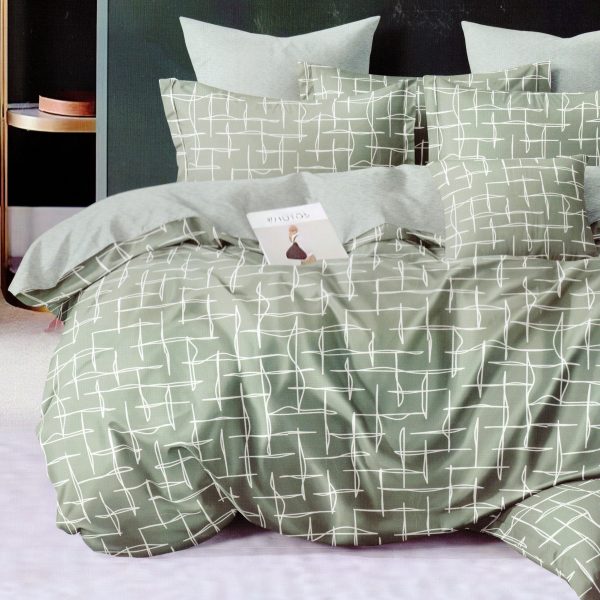 220x240 King Size Gultas veļas komplekts by MILANO ar palagu/ 100% kokvilna satīns