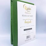 Bērnu kokvilnas palags ar gumiju Paris Home Textiles 80×160 cm (zaļš)