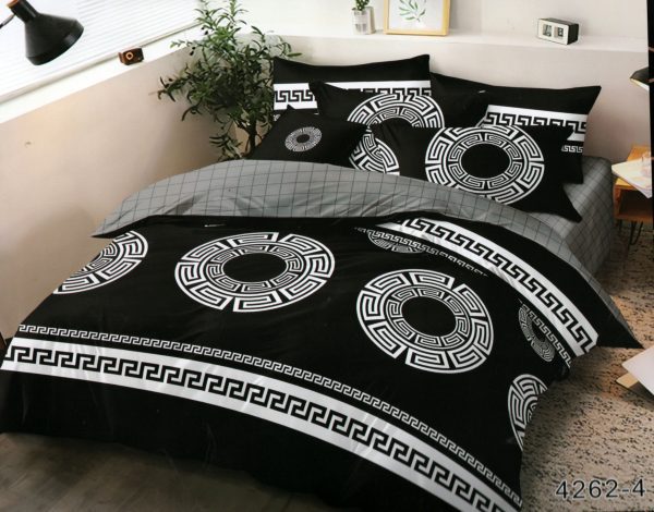 160×200 Gultas veļas komplekts by LUNA HOME ar palagu/ 100% kokvilna satīns - Image 1