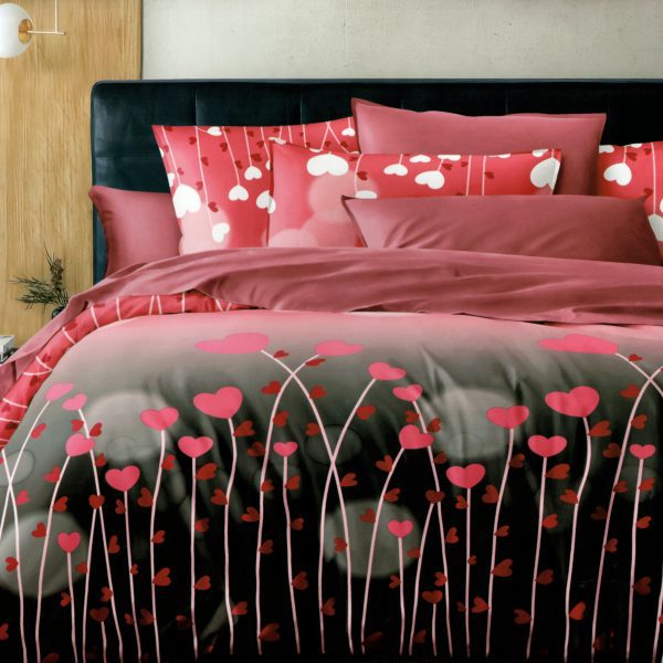 160×200 Gultas veļas komplekts by LUNA HOME ar palagu/ 100% kokvilna satīns