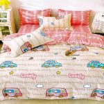 140×200 Bērnu gultas veļas komplekts by Milano ar palagu/ 100% KOKVILNA SATĪNS