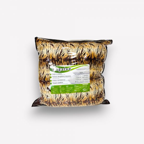 Mīksts antialerģiskais spilvens Zebra 70×70 cm - Image 1