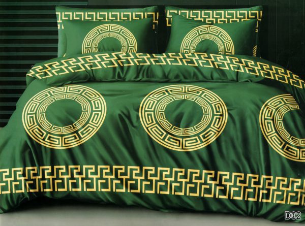 200x220 Versace gultas veļas komplekts by Milano ar palagu/ 100% kokvilna satīns - Image 1