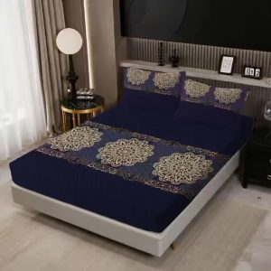 90×200 Palags ar gumiju / 100% kokvilna satīns - Image 5