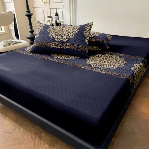 90×200 Palags ar gumiju / 100% kokvilna satīns - Image 4