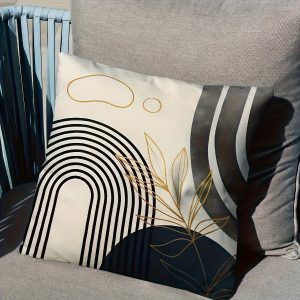 Dekoratīva spilvendrāna "Ģeometrija" 50×50 / 100% kokvilna/ satīns - Image 3