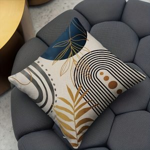 Dekoratīva spilvendrāna "Ģeometrija" 50×50 / 100% kokvilna/ satīns - Image 4