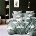 160×200 Gultas veļas komplekts by LUNA HOME ar palagu/ 100% kokvilna satīns