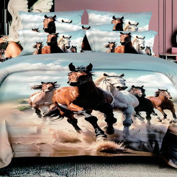 160×200 Gultas veļas komplekts ar palagu/ 100% kokvilna satīns