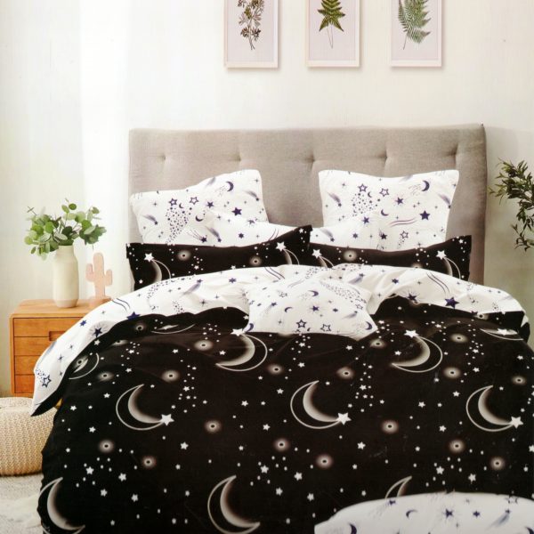 200×220 Gultas veļas komplekts by Luna Home ar palagu/ 100% kokvilna satīns