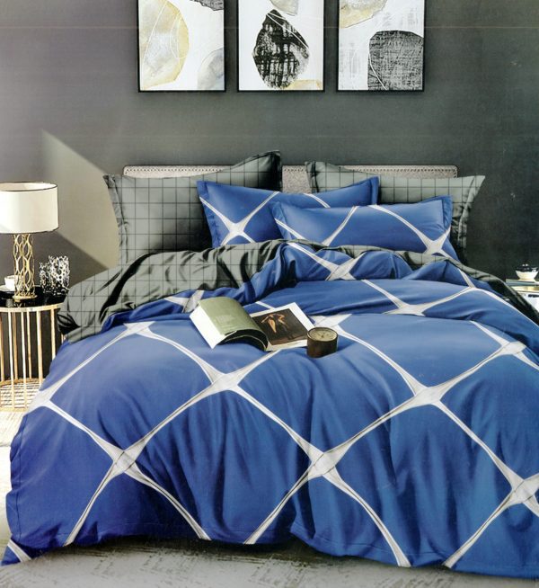 160×200 Gultas veļas komplekts by LUNA HOME ar palagu/ 100% kokvilna - Image 1