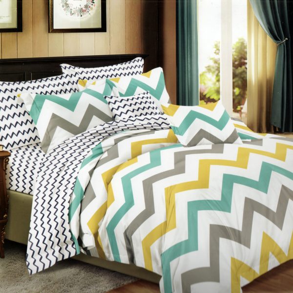 160×200 Gultas veļas komplekts by LUNA HOME ar palagu/ 100% kokvilna satīns