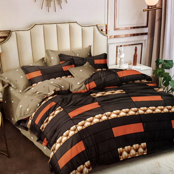 160×200 Gultas veļas komplekts by LUNA HOME ar palagu/ 100% kokvilna satīns