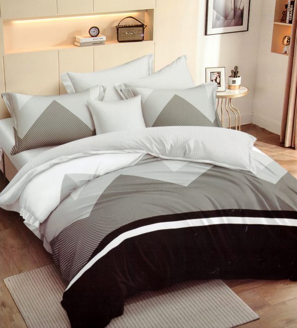 200×220 Gultas veļas komplekts by Luna Home ar palagu/ 100% kokvilna satīns - Image 1