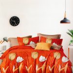 200×220 Gultas veļas komplekts by Luna Home ar palagu/ 100% kokvilna satīns