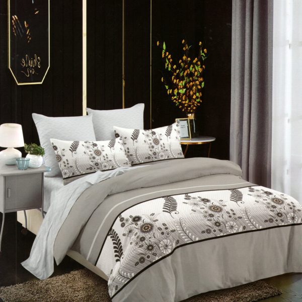 200×220 Gultas veļas komplekts by Luna Home ar palagu/ 100% kokvilna satīns