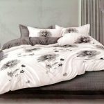 160×200 Gultas veļas komplekts by MILANO ar palagu/ 100% kokvilna satīns