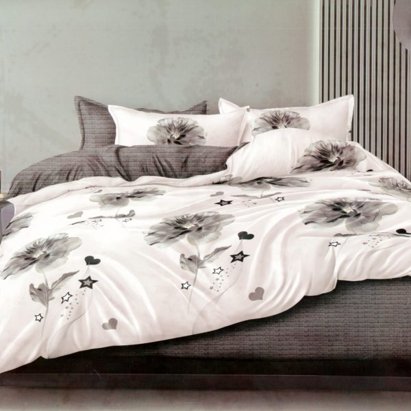 160×200 Gultas veļas komplekts by MILANO ar palagu/ 100% kokvilna satīns