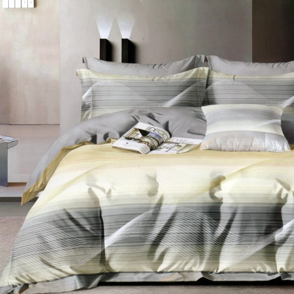 200×220 Gultas veļas komplekts by Luna Home ar palagu/ 100% kokvilna satīns