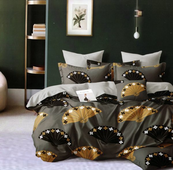 160×200 Gultas veļas komplekts by LUNA HOME ar palagu/ 100% kokvilna satīns - Image 1