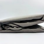 160×200 Palags ar gumiju by Mylano Exclusive Collection /100% kokvilna satīns (pelēks)