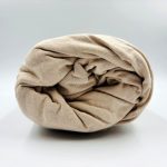 180×200 Trikotāžas palags ar gumiju Jersey 100% kokvilna (gaiši bēšs)